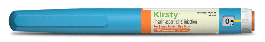 Pre-filled Kirsty (insulin aspart-xjhz) injection pen